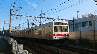 [赤い東急1000系] 東急1000系1020F 池上線五反田行き 御嶽山(IK-10)～雪が谷大塚(IK-09)