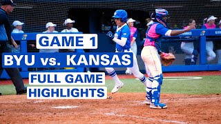 FULL GAME HIGHLIGHTS | Game 1 | BYU vs Kansas