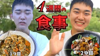 【ホームステイはビジネス!?】 2つのホームステイ先での4週間分の食事を紹介！