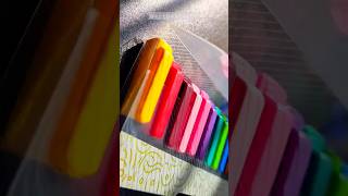 Brustro colored fineliners🌈 #youtubeshorts #brustro #fineliners #review #doodling #artshorts