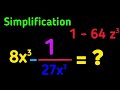 cube root simplification method| How to solve cube  formula question