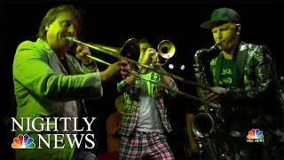 Russian Band Delights In Chicago With Tribute To Rock Group | NBC Nightly News