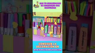 Make Desktop Organizer of Cardstock Paper | aPasos Crafts DIY