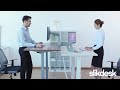 mesa com regulagem de altura slikdesk high standingdesk