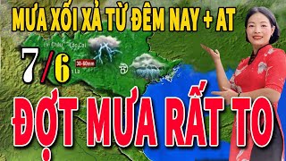 Dự báo thời tiết hôm nay mới nhất ngày 6/6 | Dự báo thời tiết 3 ngày tới#thờitiết