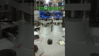 Automatic canned fruit glass bottle vacuum capping machine,Dual head glass jar vacuum capper #shorts