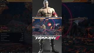 Tekken 8 Bryan Hardest Combo 2 | 鉄拳8 ブライアン最強コンボ2 | 30 / 5,000철권 8 브라이언 하디스트 콤보 2 #tekken8