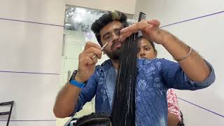 Hair cut | Advance & basic technique| natural inversion haircut | long layer|in tamil by Anandbiswa