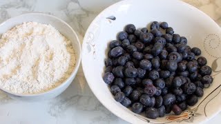 Do you have flour and blueberry at home? This delicious recipe will surprise you