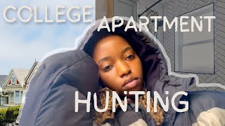 Uni diaries: Realistic truth about college apartment hunting in Canada 🇨🇦| touring multiple rooms.