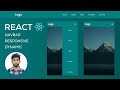 React Navbar Tutorial, Responsive and Dynamic, React Component