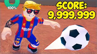 I Became A Soccer SuperStar In Roblox Goal Kick Simulator