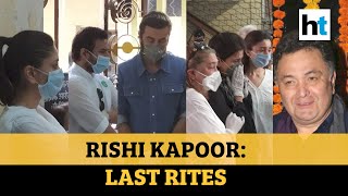 RIP Rishi Kapoor: Ranbir Kapoor, Alia Bhatt, family attend funeral in Mumbai