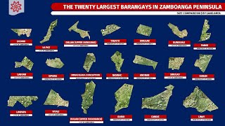 The Twenty Largest Barangays in Zamboanga Peninsula by Land Area