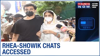 New chats of Rhea and Showik Chakraborty EXPOSED; New drug link verified | EXCLUSIVE