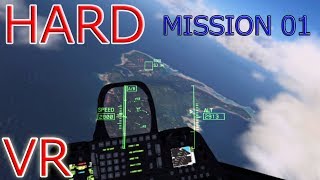 【VR】エースコンバット7 VR  HARD MISSION 01 をクリア！！