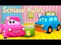 Lern auf dem Schlaue Autos Spielplatz. Zeichentrickfilme für Kinder