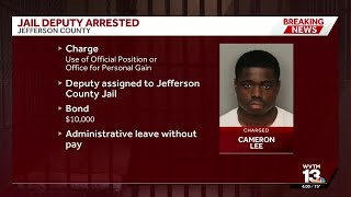Jefferson County jail deputy arrested and placed on leave