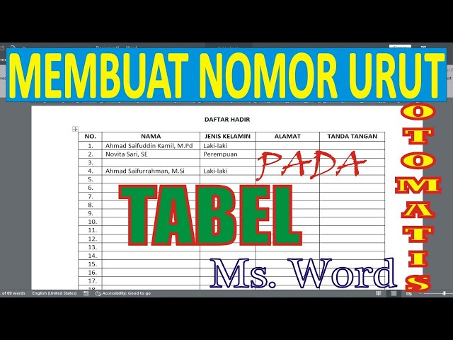 Mengenal Icon Tab Menu Insert Dan Fungsinya Pada Microsoft Word 2016