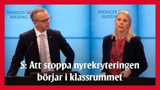 LIVE: Att stoppa nyrekryteringen börjar i klassrummet