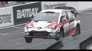 TOYOTA ヤリスWRC 鈴鹿でジャンプ(;´･ω･)トミ・マキネン大暴れ　2019.03.03