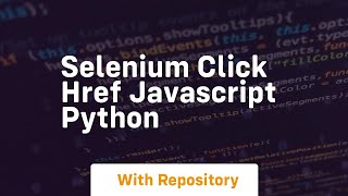 selenium click href javascript python
