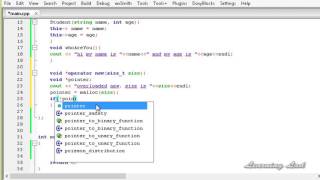 101 Overloading New and Delete Operators C++ Programming Video Tutorials