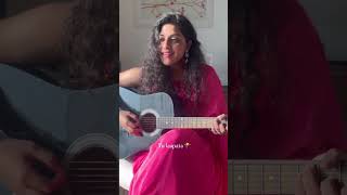 Aao Milo Chalen : Twinkle Agarwal | Female Version | Guitar Cover | #shorts