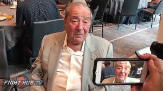 BOB ARUM "I LIKE MIKEY IN THE FIGHT, BRONER IS SUCH A WILDCARD!"