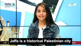 Palestinian kids delegitimize Israel's existence, saying Jaffa is “an occupied Palestinian city”