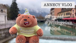 파리 유학생 VLOG - 특별한 손님🐻과 함께하는 안시 여행! [eng sub] A special trip to Annecy with a Special guest