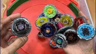 Diablo Nemesis X:D Vs all Takaratomy Beyblades ~ Part one