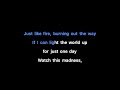 Pink - Just Like Fire (From Alice Through The Looking Glass) Karaoke