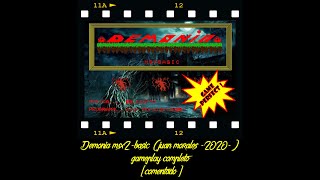 Demonia MSX Basic Gameplay completo [Comentado]
