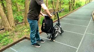 Faltrad Brompton - Rucksack ------ folding bike