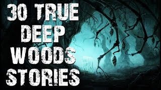 30 TRUE Terrifying Cryptids & Deep Woods Horror Stories | Mega Compilation | (Scary Stories)