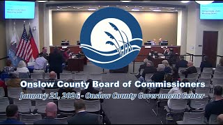 Onslow County Board of Commissioners' Meeting