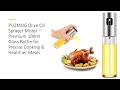 PUZMUG Olive Oil Sprayer Mister – Premium 100ml Glass Bottle for Precise Cooking & Healthier Meals