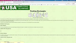 USACO Training Packing Rectangles