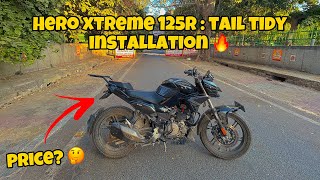 Hero Xtreme 125R : Tail Tidy Installation 🔥| Price? 🤔 | YWB Vlogs