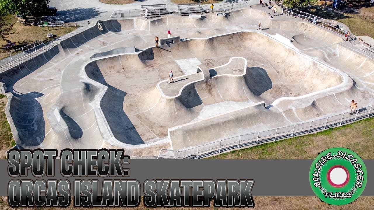 Spot Check: Grindline Skateparks Orcas Island Skatepark // DJ Mavic Air ...