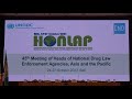 HONLAP: The 45th Meeting Of Heads Of National Drugs Law Enforcemenr Agencies, Asia and The Pacific