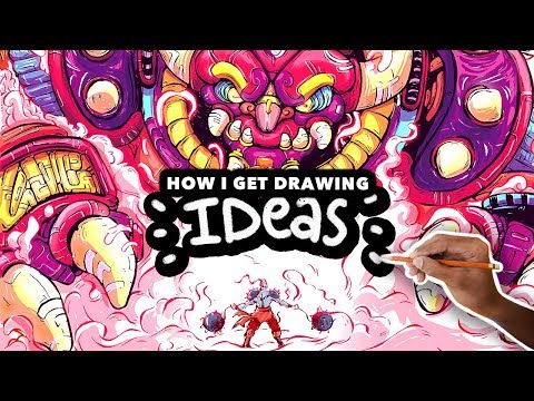 HOW TO GET DRAWING IDEAS – My Illustration Process