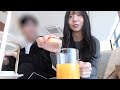 vlog. 일상 브이로그🧣 나의 새로운 취미가 공부 6주년 기념 한남동 데이트 앰버서더 서울 풀만 호텔 앞머리 고데기 연습