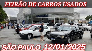 FEIRÃO DE CARROS EM SÃO PAULO      DOMINGO: 12/ 01/ 2025.