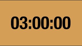 3 Hours Countdown Timer - Three Hours Counter