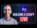 Vibe Coding an After Effects Script LIVE