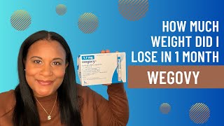 Wegovy Weight Loss | First Month Results