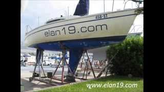 Elan 19 sailboat charter - popravak plastike 2012 / 2013 - Fiberglass Hull Repair