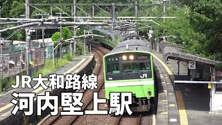 JR大和路線・河内堅上駅